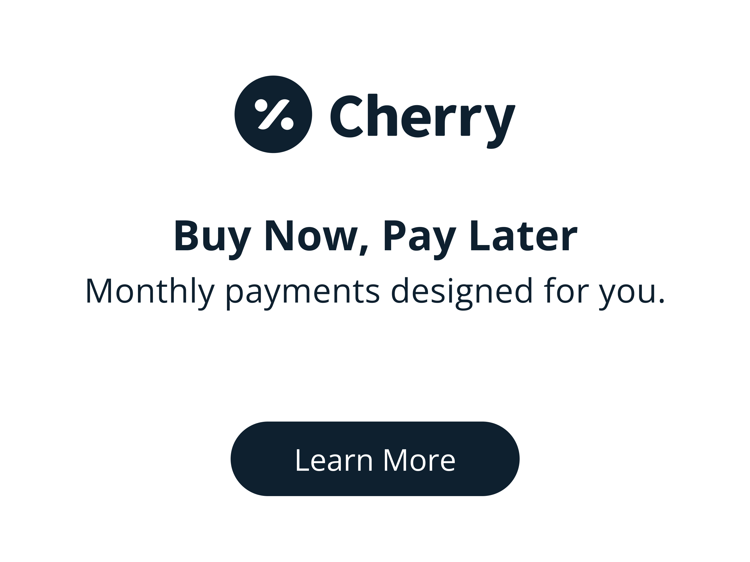 Financing Options with Cherry